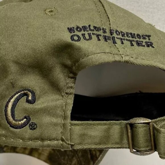 Cabela's Vintage 6 Panel Brushed Twill Low Profile Adjustable Cap Camouflage GUC - Picture 9 of 13
